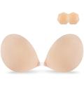 Niidor Sticky Invisible Push-Up Bra with Nipple Covers
