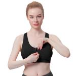 Women's Wireless Zip Front Sports Bra 3-Pack