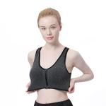 Women's Wireless Zip Front Sports Bra 3-Pack