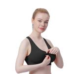 Women's Wireless Zip Front Sports Bra 3-Pack