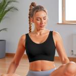 High Support Adjustable Sports Bras for Women - 3 Pack