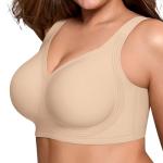 Supportive Wireless Push-Up Bra for Women