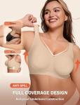 Supportive Wireless Push-Up Bra for Women