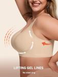 Supportive Wireless Push-Up Bra for Women
