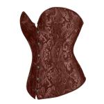Plus Size Brown Corset Top for Women