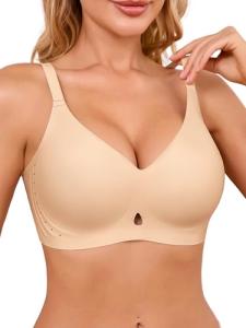 Cuteio Wireless T-Shirt Bra for Women