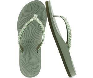 Rhinestone Thong Sandals with Arch Support