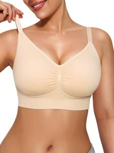 Comfortable Wireless Bralettes with Removable Pads