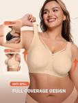 Supportive Wireless Push-Up Bra for Women