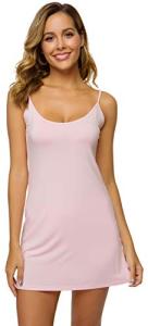 WiWi Women's Bamboo Slip Nightgown Chemise Pajamas