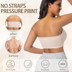 ONEW Strapless Non-Slip Silicone Bandeau Bra