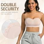 ONEW Strapless Non-Slip Silicone Bandeau Bra