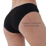 Pact Organic No Show Cheeky Hipster Panties 2-Pack