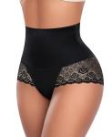 High Waist Tummy Control Lace Shapewear Panties