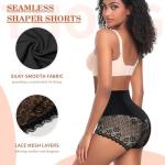 High Waist Tummy Control Lace Shapewear Panties