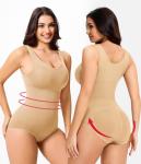 Nebility Women’s Seamless Waist Trainer Bodysuit