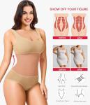 Nebility Women’s Seamless Waist Trainer Bodysuit