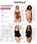 Nebility Women’s Seamless Waist Trainer Bodysuit