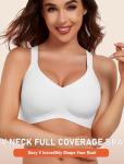 Gailife Wireless Seamless Push-Up Bra - White