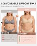 Gailife Seamless Scalloped Wireless Push-Up Bra
