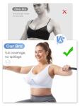 Comfortable Adjustable Sports Bra Pack for Women