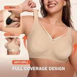 Supportive Wireless Push Up Bra for Women