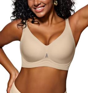 Comfortable Wirefree Push-Up Bra for Everyday Wear