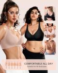 Wireless Deep V Bra - Comfortable Supportive Bralette
