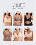 Gailife Women's Deep V Wireless Push-Up Bra