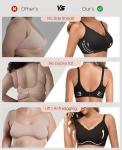 LXOXL Wireless Seamless Push-Up Bra for Women
