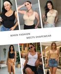 FeelinGirl Women's V Neck Shapewear Tank Top