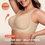 Supportive Wireless Push-Up Bra for Women