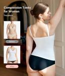 LODAY Women's V-Neck Tummy Control Tank Top