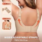 Supportive Wireless Push-Up Bra for Women