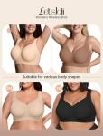 Supportive Wireless Push-Up Bra for Women