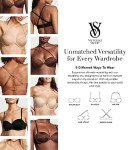 Victoria's Secret Sexy Illusions Lightly Lined Strapless Bra, Bras for Women, Praline, 34DDD