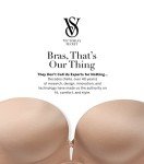 Victoria's Secret Very Sexy Bombshell Strapless Push Up Bra, Adds 2 Cups, Bras for Women, Praline, 36D