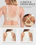 Gailife Seamless Scalloped Wireless Push-Up Bra