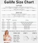 Gailife Seamless Scalloped Wireless Push-Up Bra
