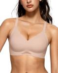 Scalloped Wireless Push-Up Bra for Everyday Comfort