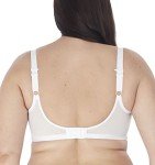 Elomi Women's Plus-size Matilda Underwire Plunge Bra with J-Hook Bra, -white, 34H