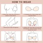 Sticky Strapless Bra in Beige, Size A