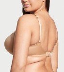 Victoria's Secret Bombshell Sexy Strap Push Up Bra, Add 2 Cups, Plunge Neckline, Bras for Women, Very Sexy Collection, Beige (36D)
