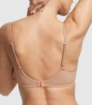 Victoria's Secret Cotton Push Up Perfect Shape T Shirt Bra, Full Coverage, Padded, Smoothing, Bras for Women, Beige (36DD)
