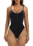 YIANNA Seamless Tummy Control Bodysuit for Women