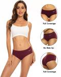 Benirap Women's Soft Cotton Hipster Panties Pack