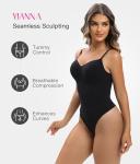 YIANNA Seamless Tummy Control Bodysuit for Women