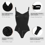 YIANNA Seamless Tummy Control Bodysuit for Women