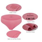 FINETOO 6 Pack Seamless Hipster No Show Underwear