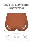 Silky Seamless High-Waisted Briefs 6-Pack